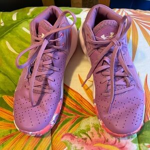 Under Armour girls, basketball shoes